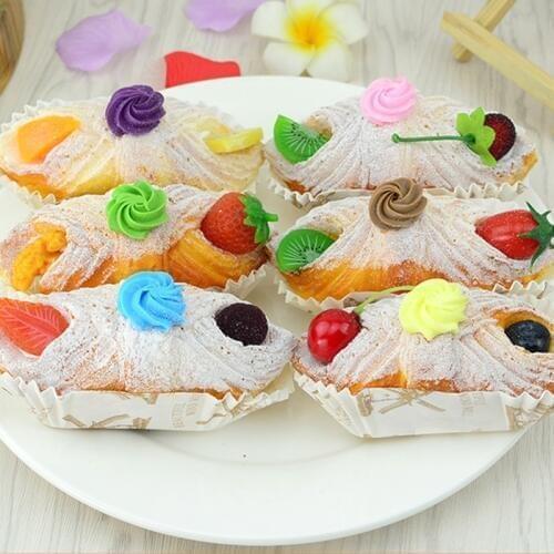 050 Simulation bread fake bread food cake food model home accessories fridge PU material