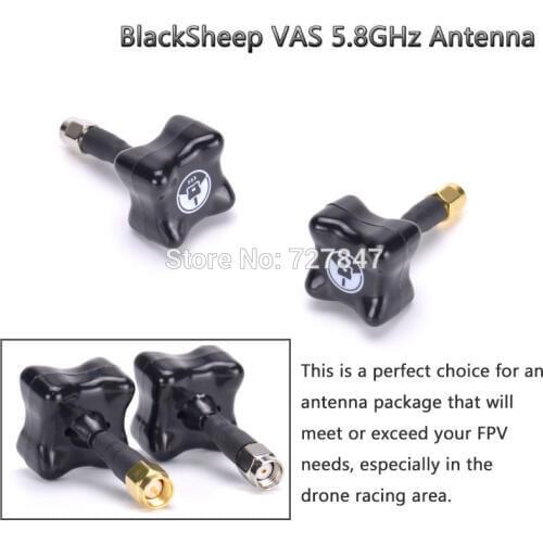 1pcs/2pcs Short TRIUMPH BlackSheep VAS 5.8GHz Circular Polarized Triumph Antenna Black Sheep for FPV Racing Drone