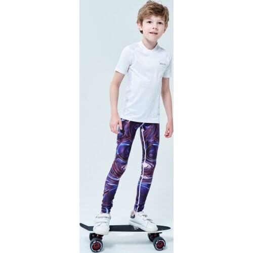 2021 Summer Breathable Cycling Pants Boys MTB Bike Bib Pants Quick Dry Skateboarding Football Baseball Outdoor Sports Leggings