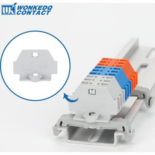 260-361 261-361 260-361B 262-361 281-328 End Plate for Mini Din Rail Terminal Blocks End Cover 10Pcs
