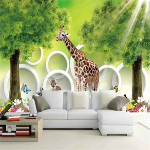 Beibehang 3d flooring photo wall papers home decor decorative backdrop bedroom living animal wall mural wallpaper for walls 3 d