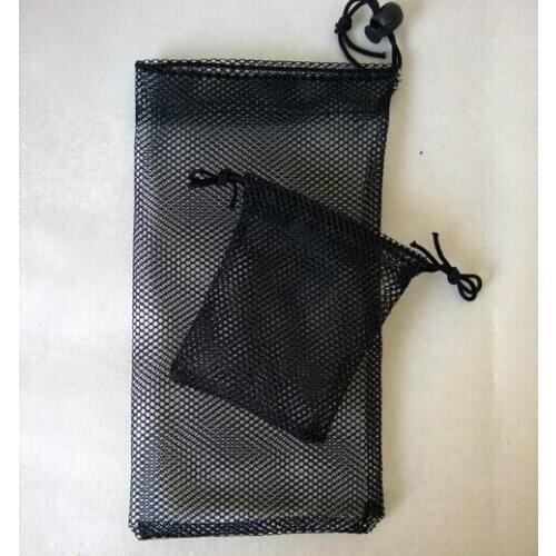 500pcs mesh jewelry bag gift drawstring bag size 20*27cm with one color printing label,1 drawstring with 1 spring buckle