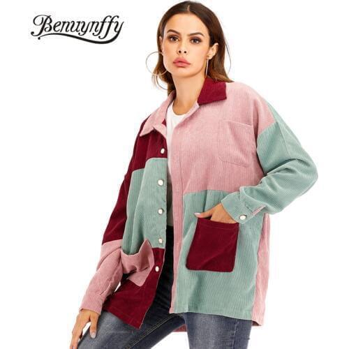 Женские осенние куртки Benuynffy China At AliExpress