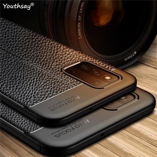 For Samsung Galaxy A03S Case Luxury Leather Rubber Soft Silicone Case For Samsung A03S Cover For Samsung Galaxy A03S Case