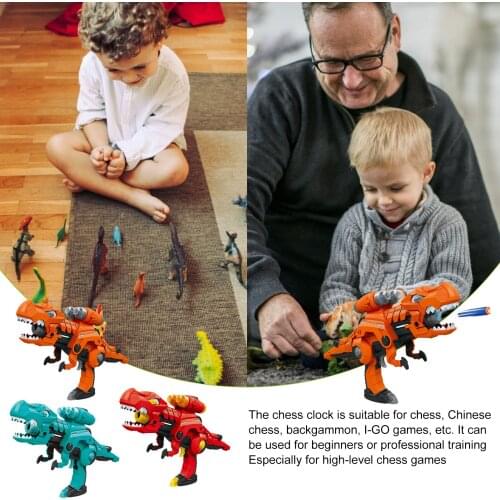 Dinosaur Deformation Soft Bullet Toy Gun Electric Light And Sound Effects Three In One Shooting Target Soft Bullet Gun Toy Gift