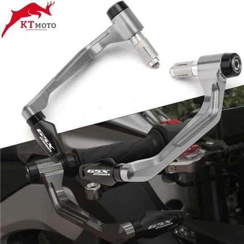 For Suzuki GSX 250R GSX250R GW250 DL250 Motorcycle CNC Handlebar Handle grips Bar Ends + Brake Clutch Levers Guard Protector