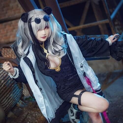 Hot Game Arknights Cosplay Costumes Feeling Hot Ark Sexy Cheongsam Coat Dress Female Role Paly Prop Clothing