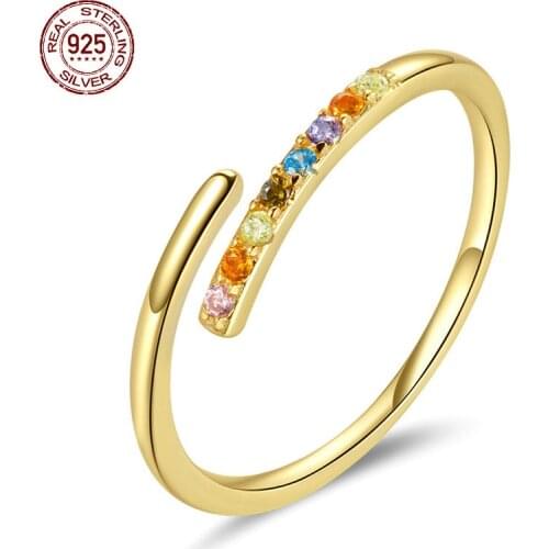2021 Fashion Simple Elegant Adjustable 925 Silver Rings For Women Birthday Gift High Quality Sterling Silver Jewelry Wholesale