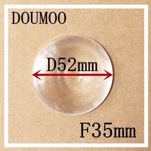 Support dropshipping Condenser lens Diameter 52 mm Fresnel Lens short Focal length 35 mm High light condenser plastic lens