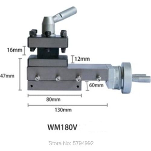 WM180V Square Tool Holder High quality Metal Lathe Tool Holder Assembly Machine Small Carriage Knife Holder 90mm Stroke Hot Sale