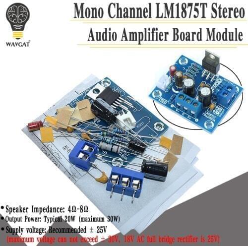 LM1875T mono boom level power 30W amplifier board speaker power amplifier PCB production DIY kit LM1875