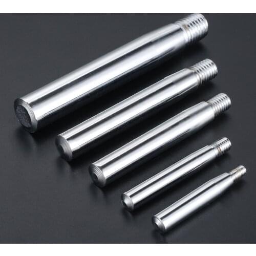 1pc Metal Straight Revolving Handle Grips for Milling Machine Lathe Grinding Machine M6 M8 M10 M12 M16 Thread Handwheel Silver