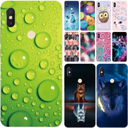 Soft Phone Case for Xiaomi Redmi S2 / Redmi Y2 Cases Panda Funda Colorful Flower Silicone TPU Back Cover Shell