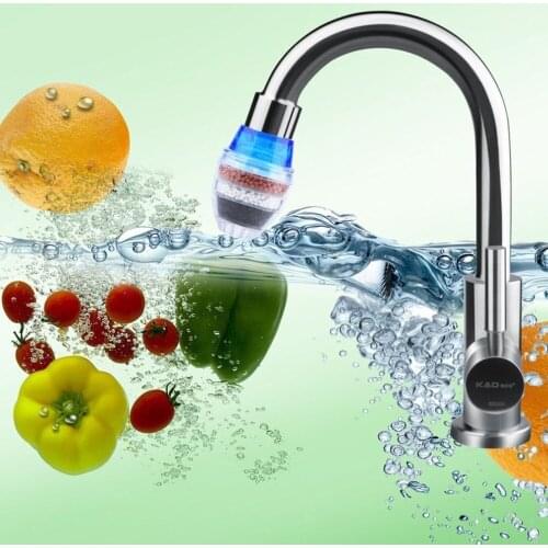 Hot Worldwide Coconut Carbon Home Kitchen Faucet Tap Water Clean Purifier Filter Cartridge Round Tap Filter Non-woven Laye