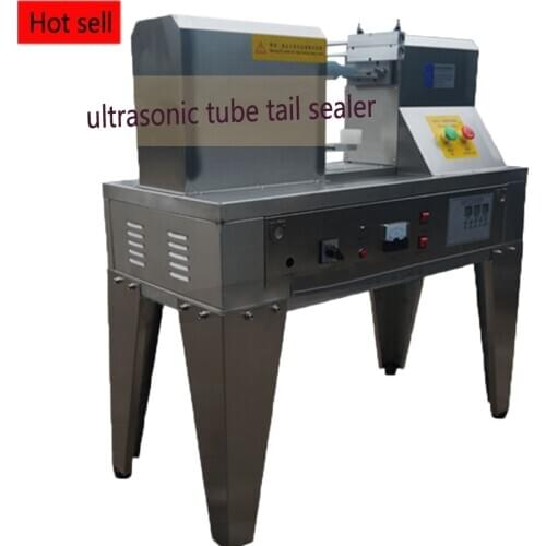 QDFM-125 Ultrasonic wave Tube Tail sealer ,Hose seals tail machine,Impulse Sealing machine for commodity 1pc
