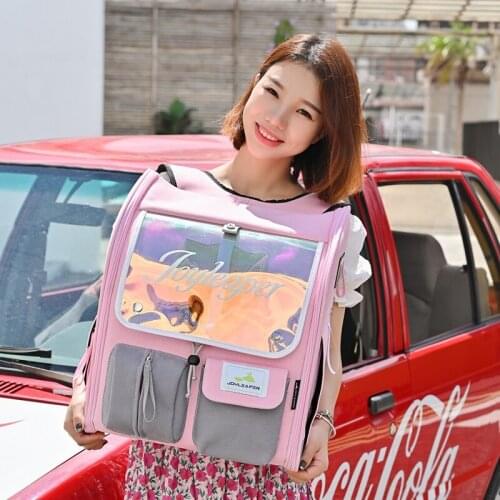 Luxury Dog Carrier Backpack Fashion Travel Cat Pet Small Animal Outdoor Back Front Chest Carrying Bag Puppy Kitten Car Pug Goods