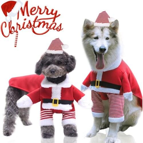 Christmas Big Dog Clothes Coat Jacket Winter Dog Clothes for Small Middle Big Dogs Puppy Sweater Jacket Pet Clothing 510235