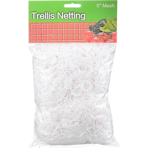 Plant Trellis Netting Heavy-Duty Polyester Plant Support Vine Climbing Hydroponics Garden Net Accessories Multi Use Polyester