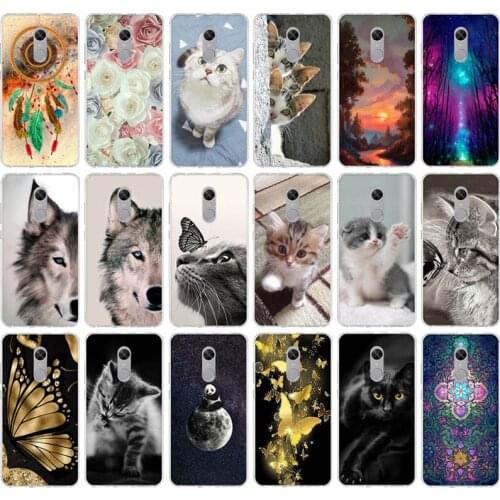 Silicone Cover for Xiaomi Redmi Note 4 Note4 Soft TPU Back Phone Cover Case for Xiaomi Redmi Note 4x Note 4 X Print Shells Bags