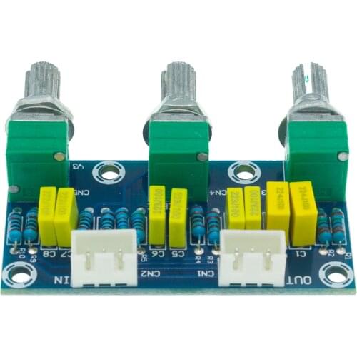 XH-M802 Passive Tone Board Amplifier Preamp Power Module Low High Sound Adjustment Electonic Diy Electronic PCB Board