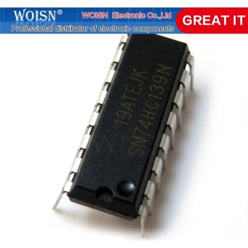 1pcs/lot SN74HC139N DIP16 SN74HC139 DIP 74HC139N 74HC139 DIP-16 new and original IC In Stock