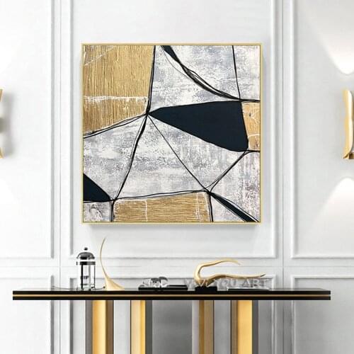 100% Hand Painted Canvas Painting Abstract Home Decor Picture Nordic Canvas Painting Wall Art Luxury Art Poster for Living Room