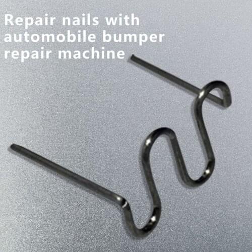 100Pcs Stainless Steel Car Repair Staplers Bumper Repair Machine Welding Nail Standard Pre Cut 0.8mm/0.6mm Hot Stapler Welder