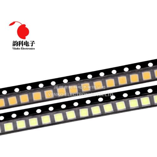 100pcs 0.2W SMD 2835 LED Lamp Bead 20-25lm White / Warm White SMD LED Beads LED Chip DC3.0-3.6V for All Kinds of LED Light