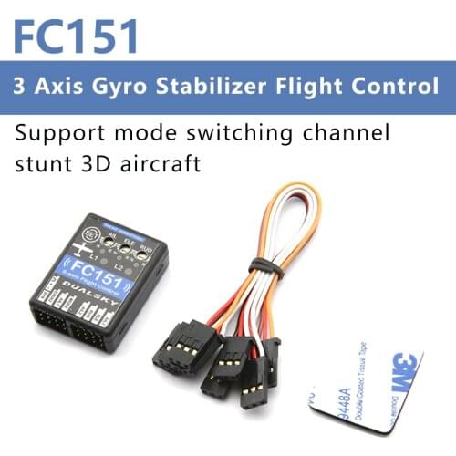 DUALSKY FC151 3 Axis Gyro Stabilizer Flight Control System For RC Airplane