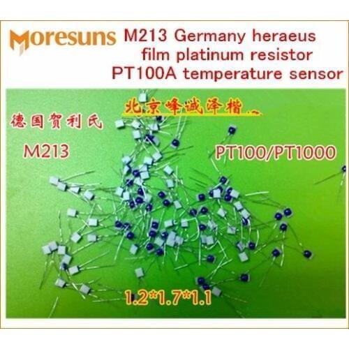 Fast Free Ship 5pcs 1.2*1.7mm for Heraeus M213 Germany Heraeus Film Platinum Resistor PT100A Sensor