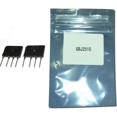 5PCS/set GBJ2510 Diode Bridge Rectifier GBJ 2510 power diode electronica componentes 25A 1000V diode bridge rectifier