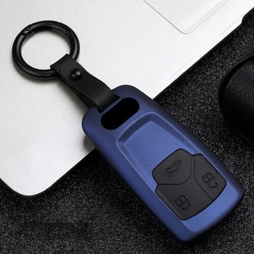 ABS Silicone Car Key Case Cover For Audi A4 B9 A5 S5 RS5 Q5 8R TTS TT 8S MK3 Q3 Q7 4M Quattro 2016 2017 2018 2019 Accessories