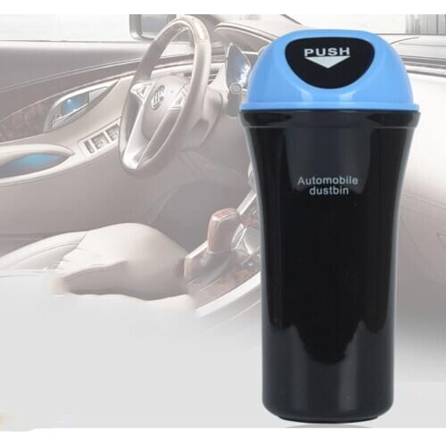 Car Trash Can Organizer Garbage Holder Automobiles Storage Bag Accessories Auto Door Seat Back Visor Trash Bin Paper Dustbin