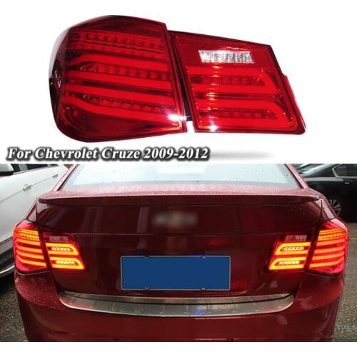 DNO Car LED Taillight For Chevrolet Cruze 2009 2010 2011 2012 12V Rear Running Lamp Brake Reverse Turn Signal Taillamp