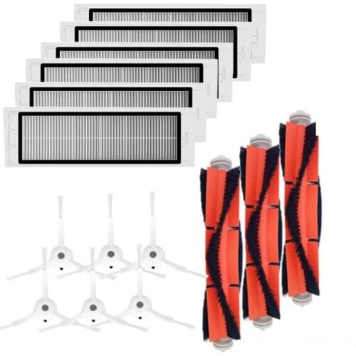 Side Brush HEPA Filter Main Brush Suitable for Xiaomi Vacuum 2 Roborock S50 S51 S55 for Xiaomi Roborock