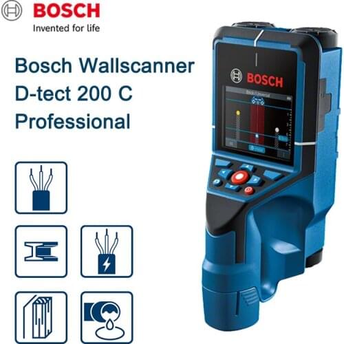 Bosch Wallscanner D-tect 200 C Professional Wall Detector Rebar Wood Detecting Instrument Detected Objects Views Screenshot