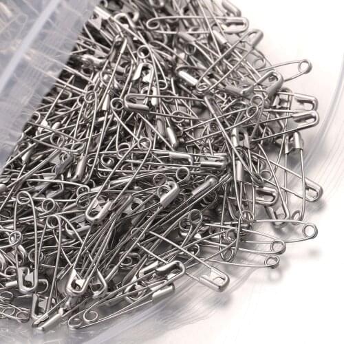 High Quality 50pcs Safety Pins Stainless Steel DIY Sewing Tools Accessory Needles Large Pin Small Brooch Accessories Wholesale