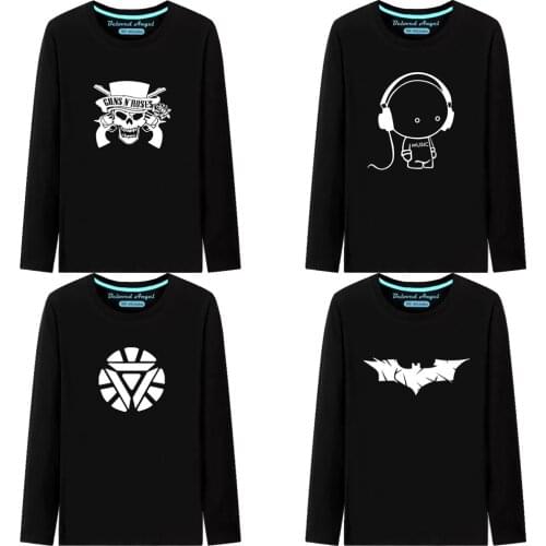New Game Impostor Children Luminous T Shirt Cartoon Cotton Kids Boys Girls Casual Long Sleeve Tops Tees Fashion Harajuku Graphic