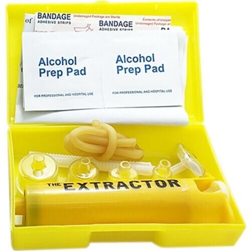 Venom Extractor Outdoor Survival Venom Extractor Pump Vacuum Aspirator Kits for Camping Hiking Emergency Bite and Sting