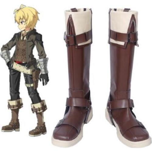 Fate Grand Order FGO Billy the Kid Cosplay Boots Shoes Costume Accessories Halloween Party Boots for Adult Men Shoes