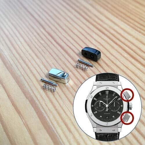 Button pusher cap for HUB Hu blot Classic Fusion 42mm 541 automatic watch