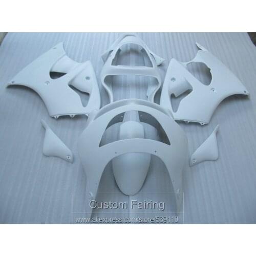 Motorcycle fairing kit for Kawasaki Ninja ZX6R 98 99 white fairings set ZX6R 1998 1999 year HN10