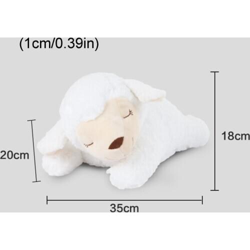 Cute Animal Shape Heartbeat Puppy Behavioral Training Toy Plush Pet Comfortable B0KB