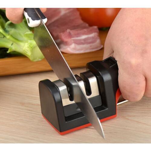 NHM Sharpener grindstone multifunctional kitchen supplies household quick grinding scissors 1 pcs