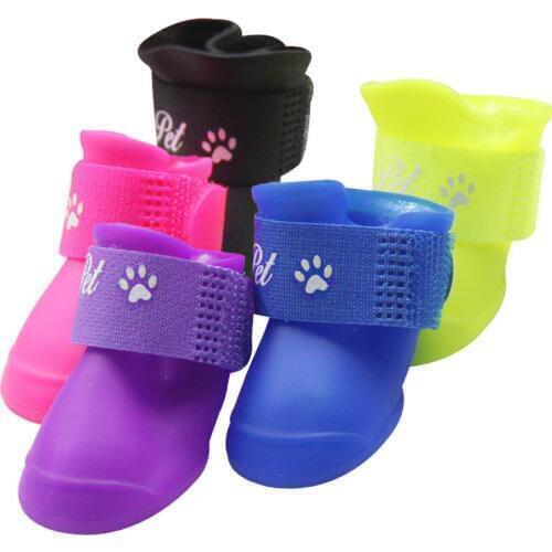 New 2020 Pet WaterProof Rain Shoes Boots Socks Anti-slip Rubber Boot for Small Big Dog