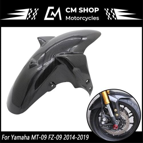 For Yamaha MT-09 FZ-09 2014-2019 MT09 FZ09 14-19 Motorcycle Carbon Fiber Front Fender Front Fender Splash Guard