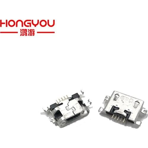2PCS Micro Usb Jack Charging Port connector For Huawei Y600 Y511-T00 Y511-U10 U30 Y530 Y535 Y535D Y610 for Lenovo S6000 Tablet