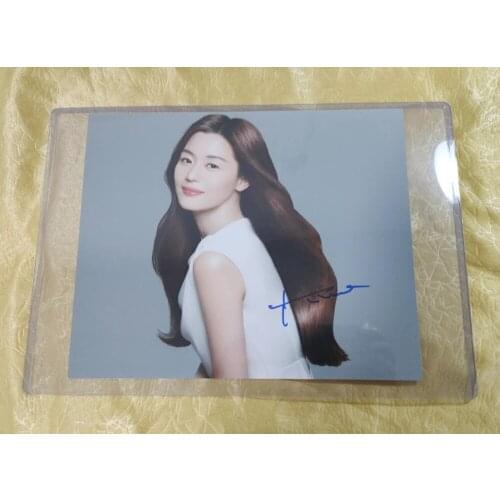 Hand signed Gianna Jun autographed photo poster card 8*10 inches K-POP 0820