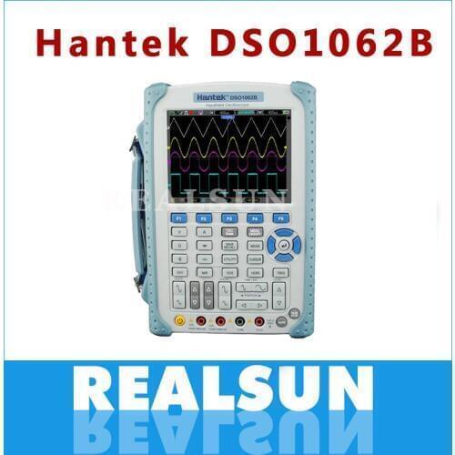 Hantek DSO1062B Handheld Oscilloscope 2 Channels 60MHZ 1GSa/s sample rate 1M Memory Depth 6000 Counts DMM with analog bargraph