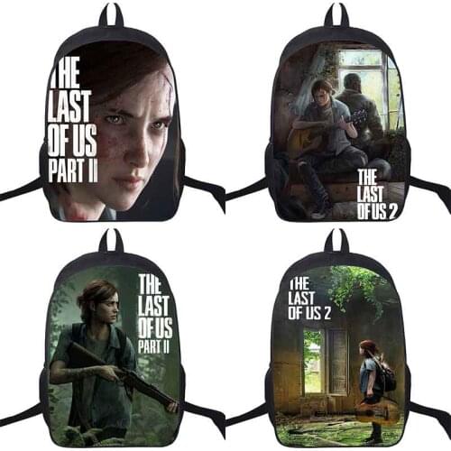New Arrival Game The Last of Us 2 Backpacks Ellie Printing Mochilas Bags For School Teenagers Girls Bagpack Rucksack